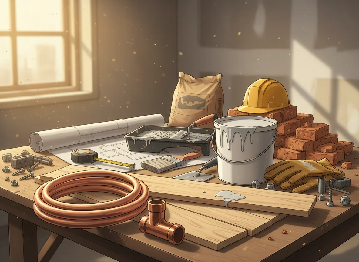 AI-generated illustration of a renovation